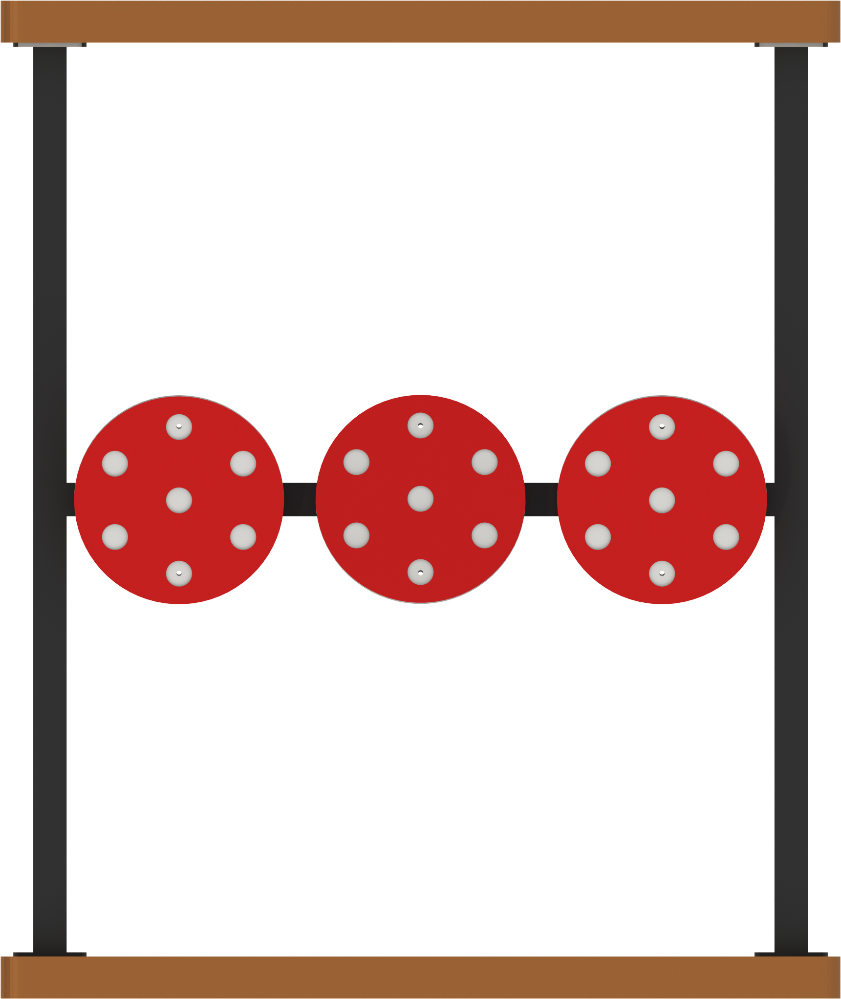 HW1-S364户外运动感统火车-平衡木-顶视图