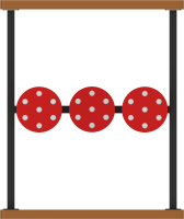 HW1-S364户外运动感统火车-平衡木-顶视图