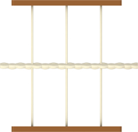 HW1-S360户外运动感统火车-绳索-顶视图