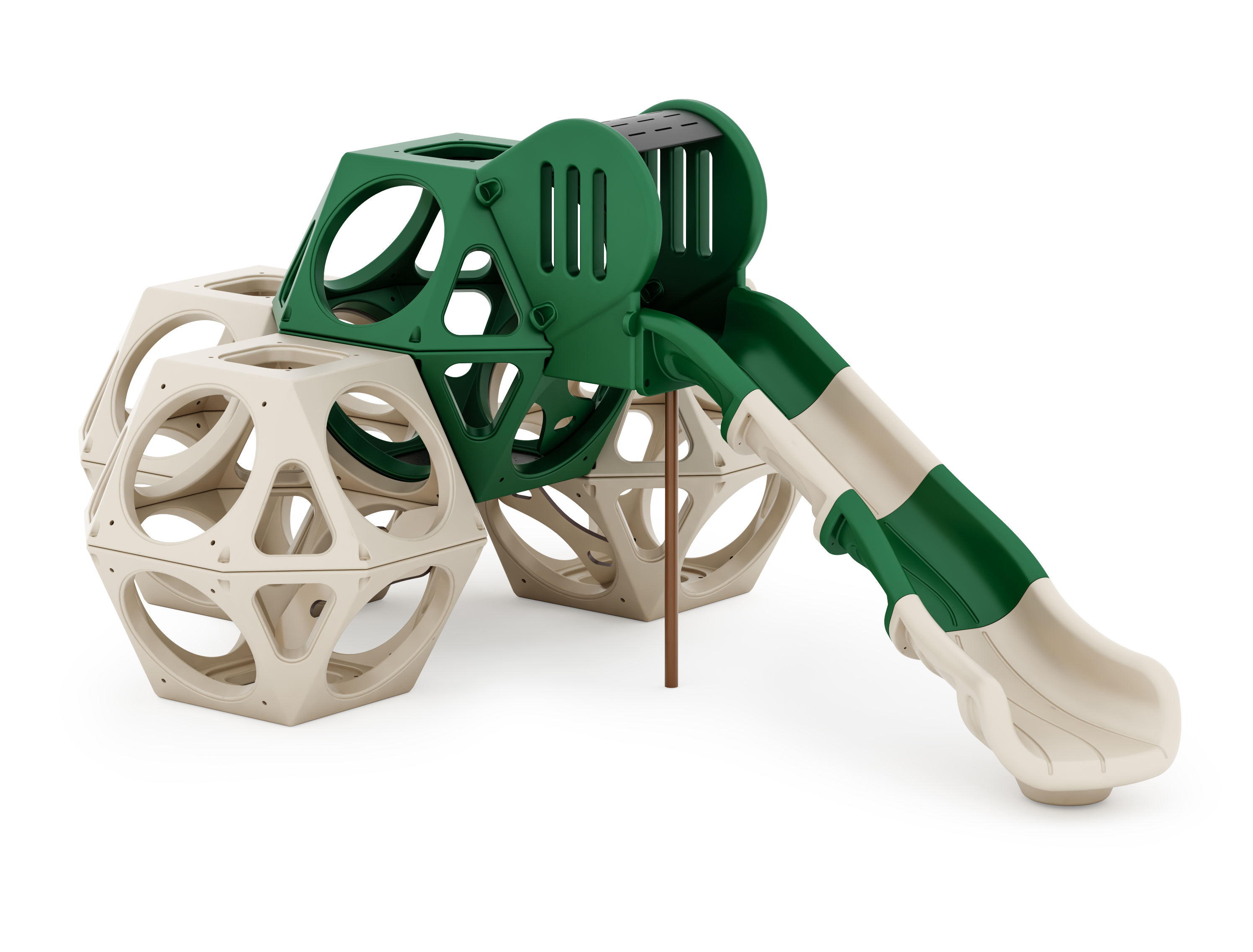 QB-210002N多边形攀爬球-3球平台组