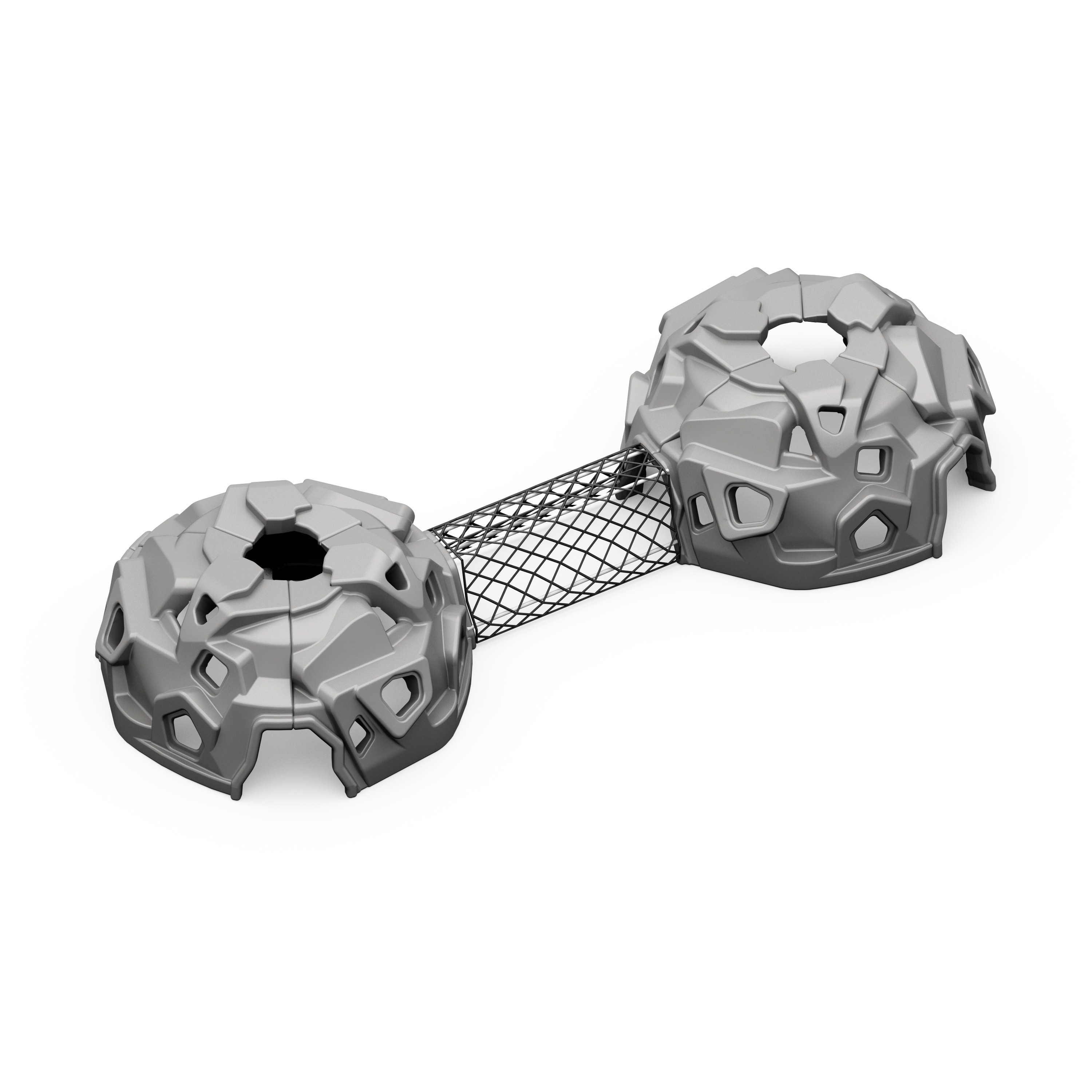 WS-210001-116岩块半球攀爬组-六片钻笼组