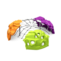 WS-210003-77121122岩块半球攀爬组-三片绳网组