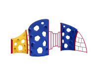 MR-210005P弧形攀爬墙板组合E