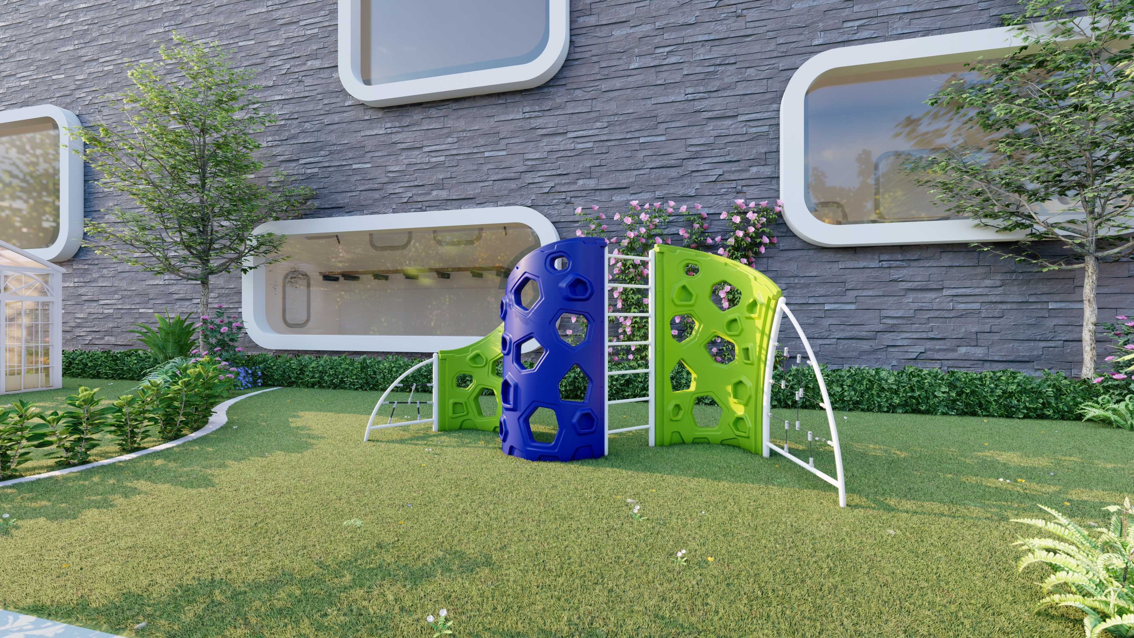 MR-210004C114122弧形攀爬墙板组合D-2