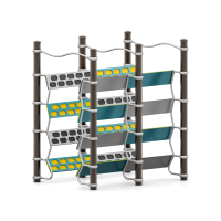LS-JSQC001斜踏板垂直攀爬