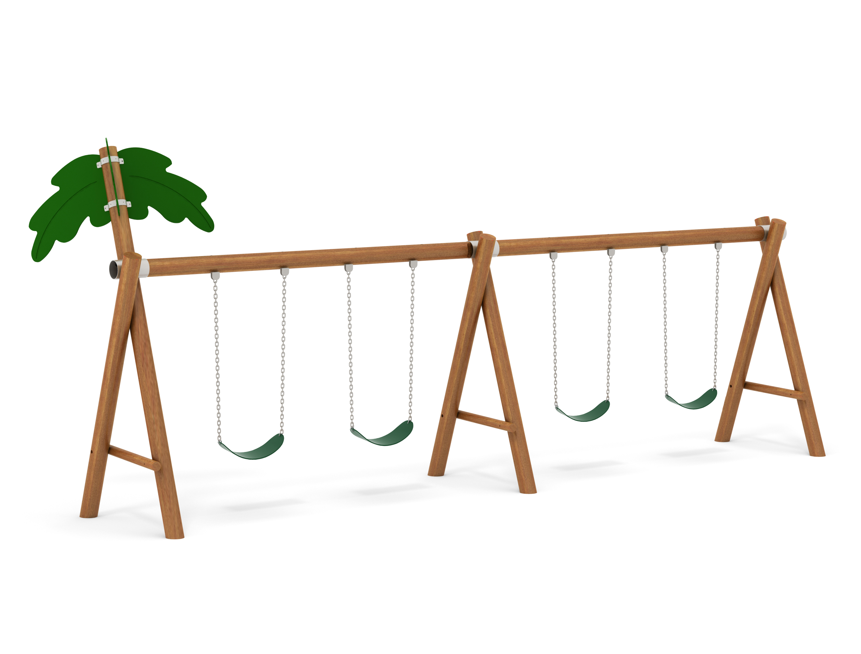 HW1-S315木制秋千-4人