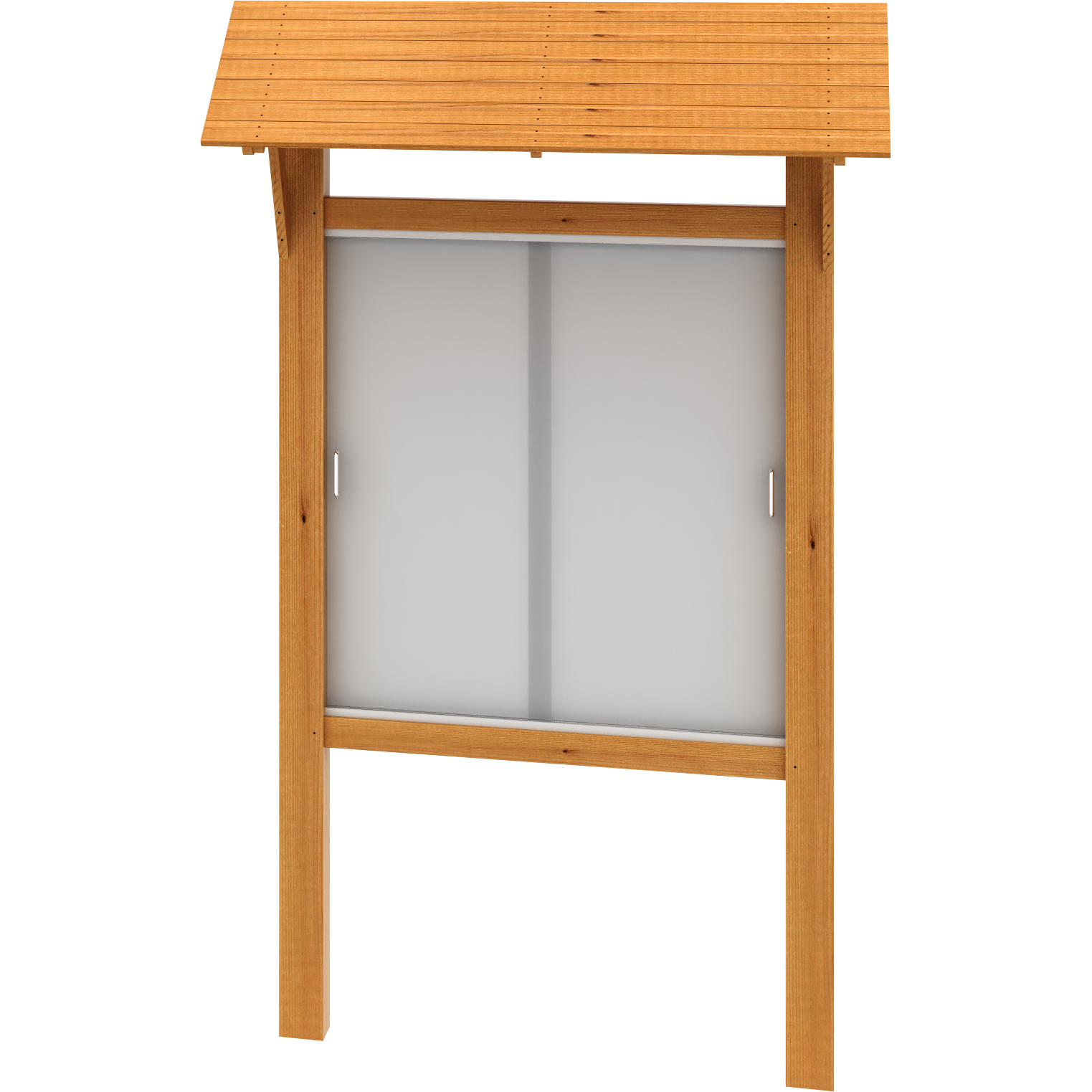 HW1-S683户外公布栏-屋檐款