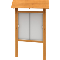 HW1-S683户外公布栏-屋檐款