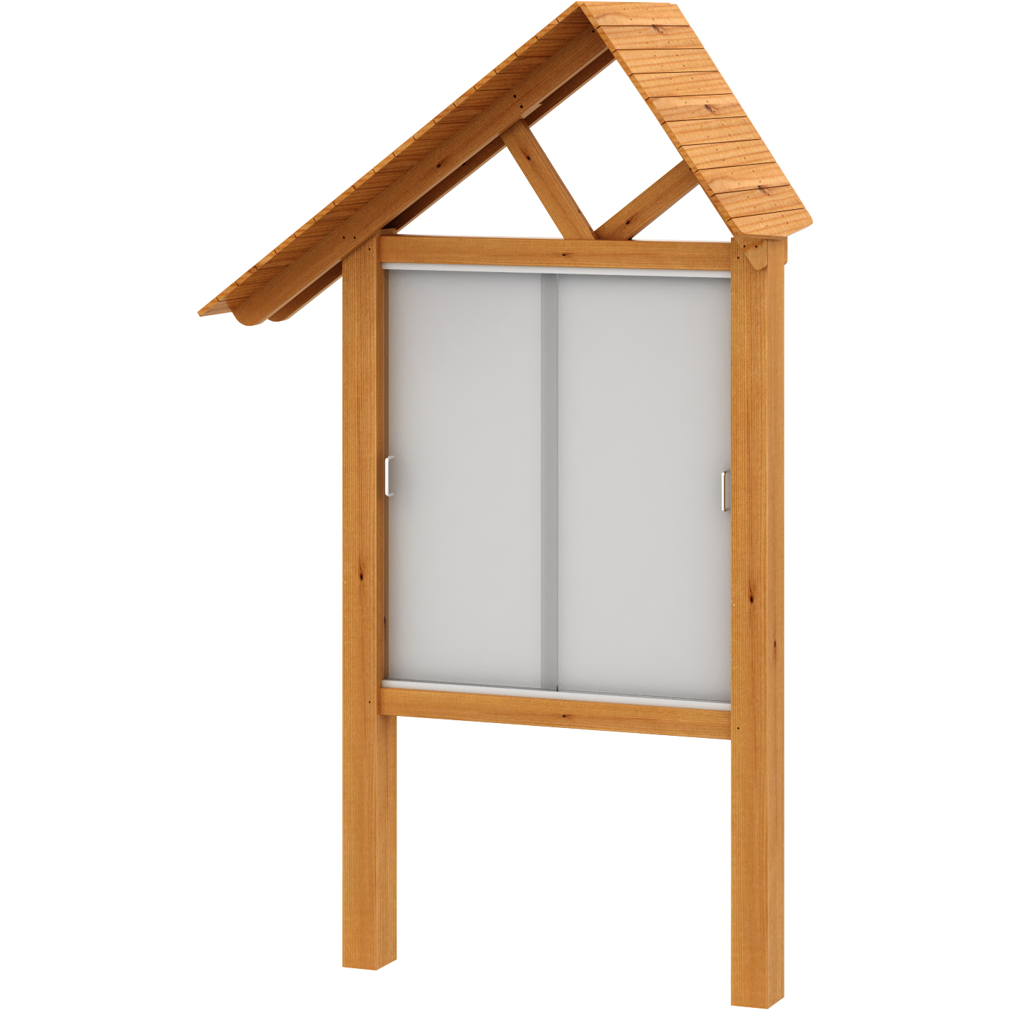 HW1-S684户外公布栏-尖顶款