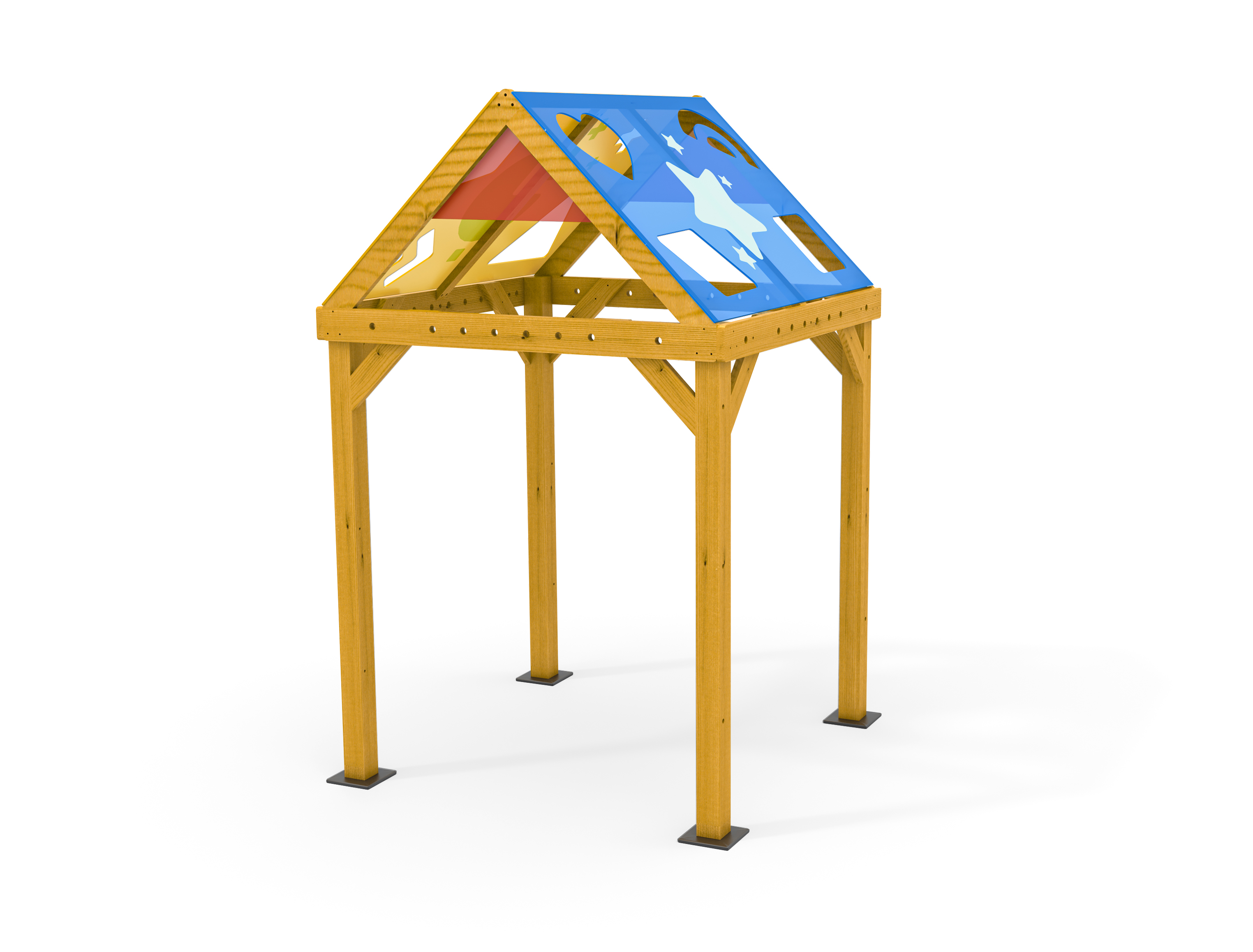 HW1-S615光影小屋-蓝黄