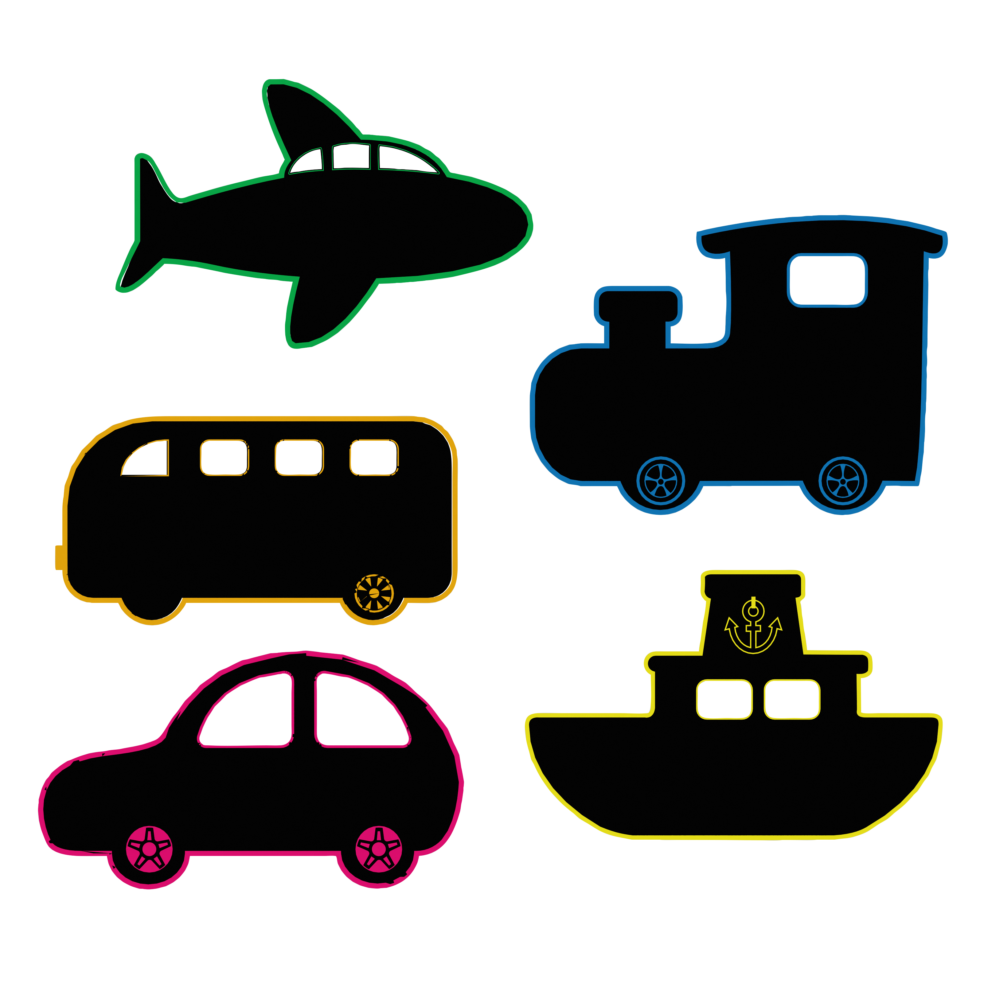 GP2-T040户外涂鸦黑板-交通工具