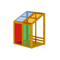 HW1-S149户外彩虹屋-1