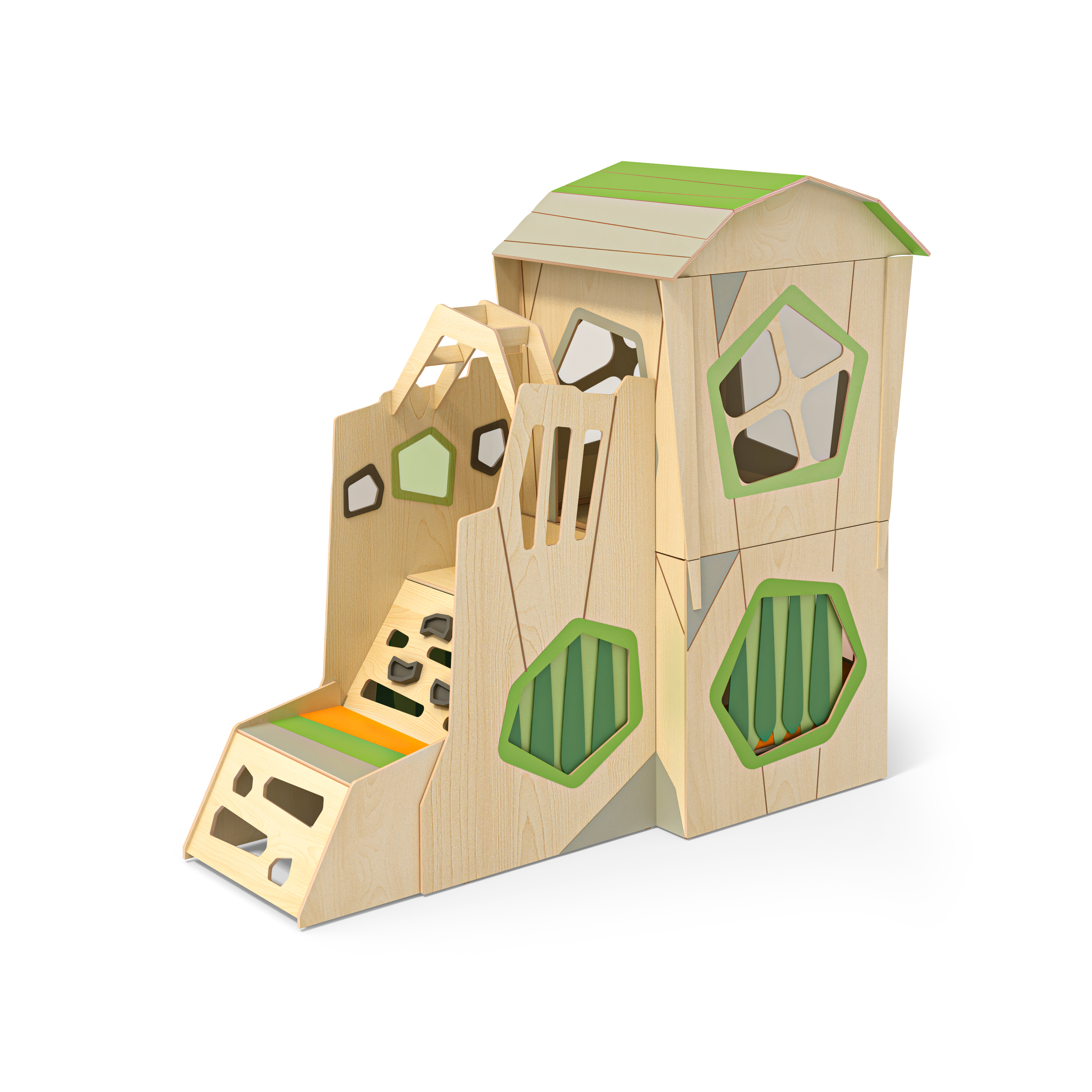 KB1-WNS1A025精灵小屋-三魔方组