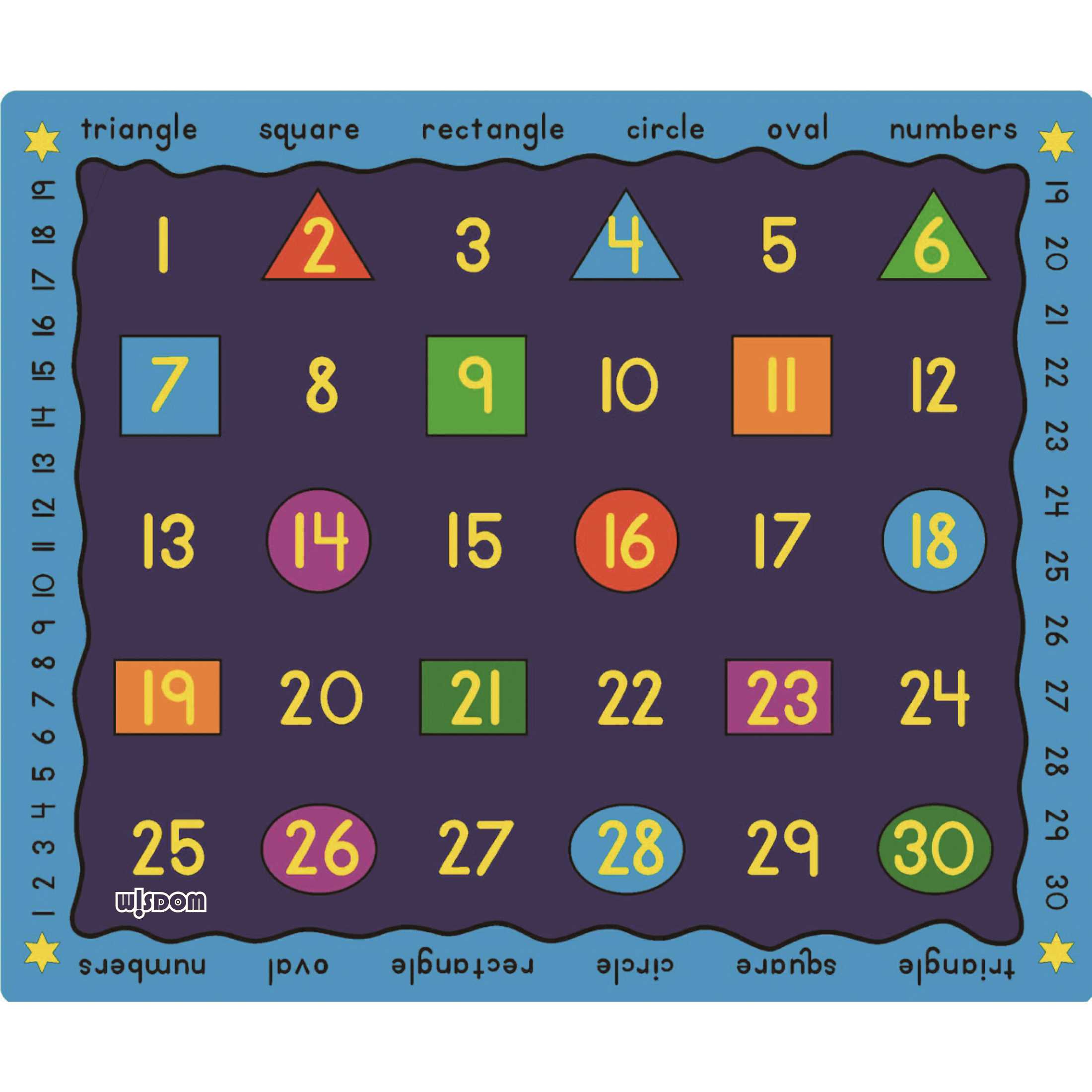 KB3-351-V01数字形状教学毯-加厚-2