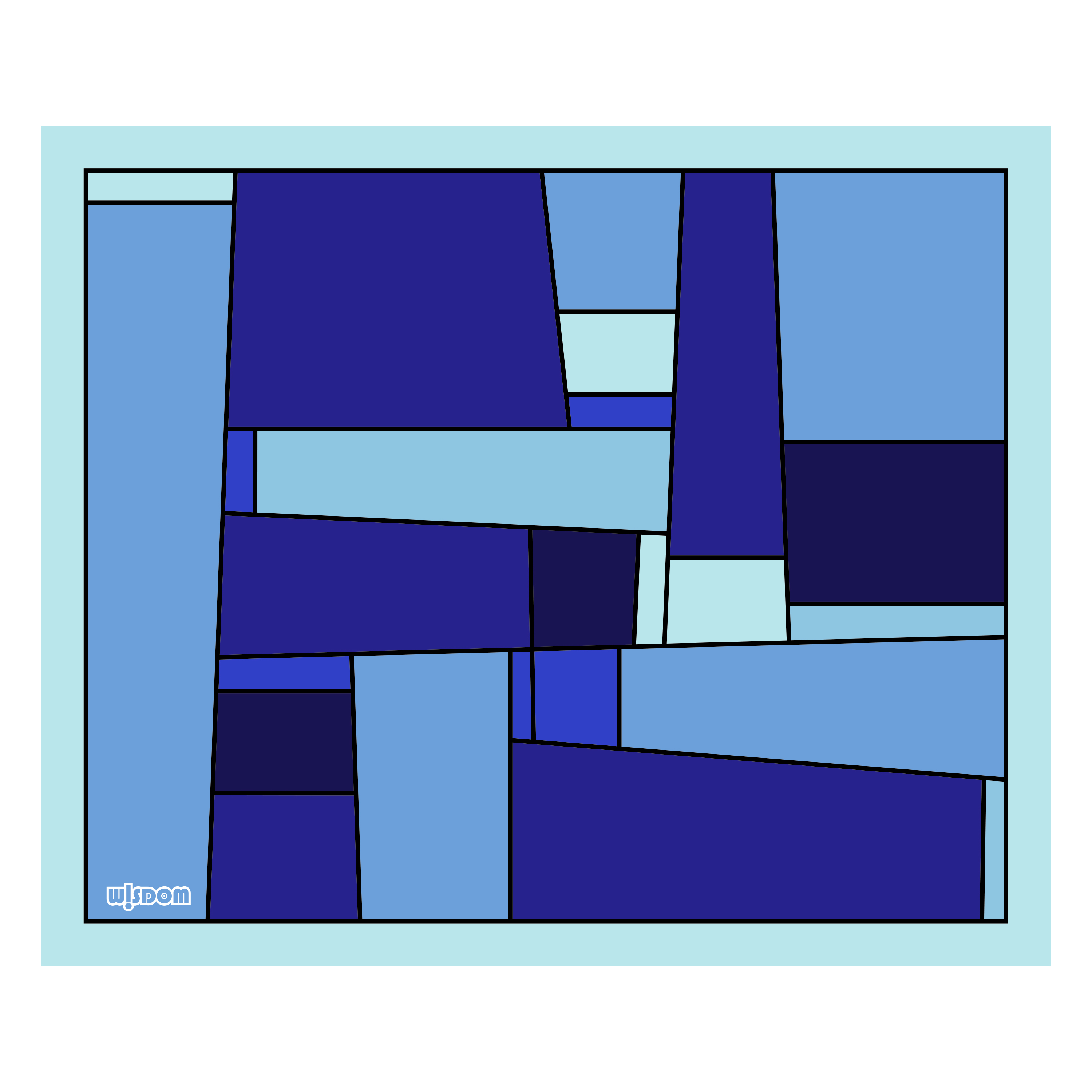 色彩地毯-冷色调-240×200cm