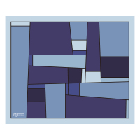 色彩地毯-冷色调-240×200cm
