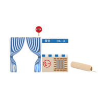 KB1-RP227-P04明星扮演小屋-警察局主题装饰