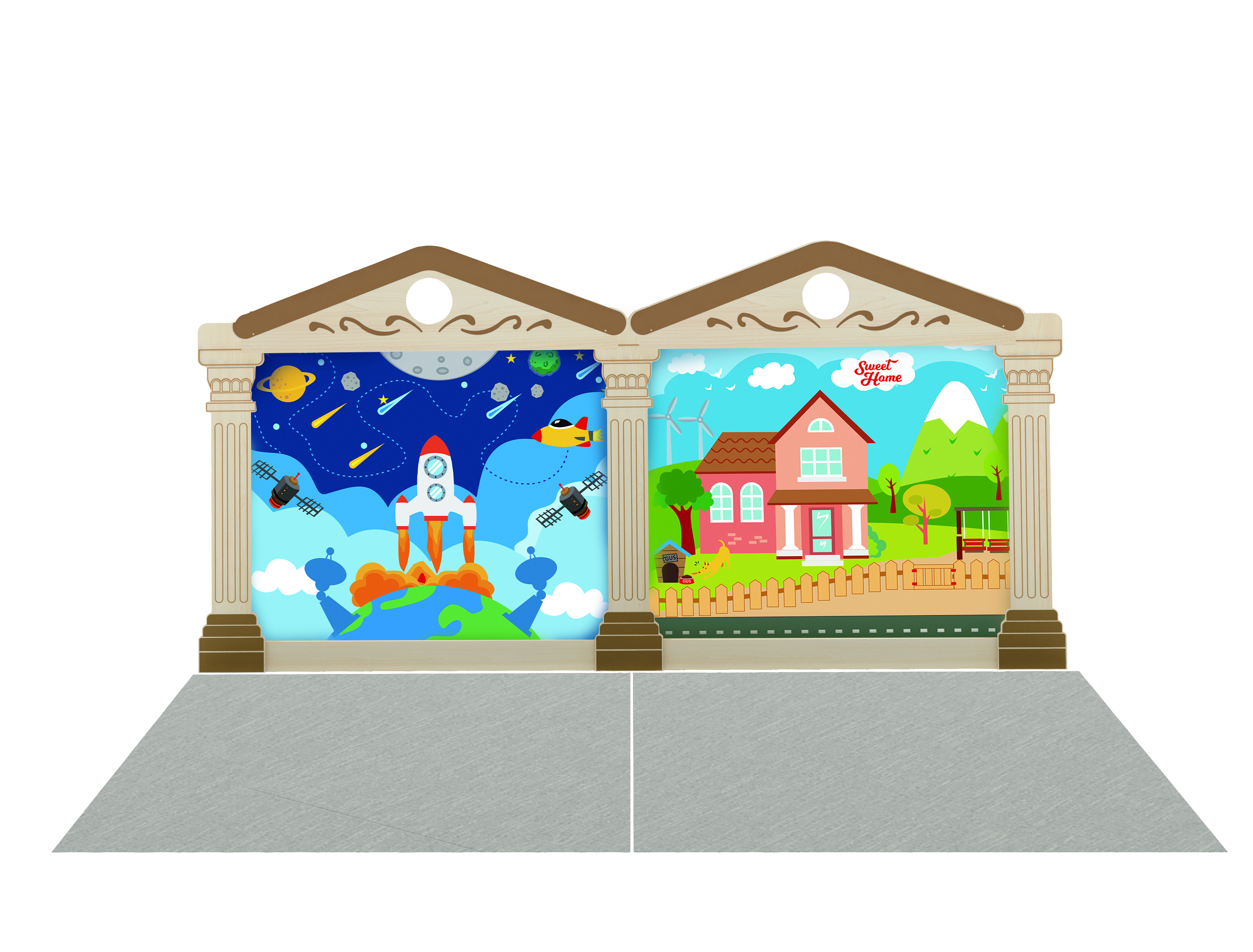 KB1-GY2101简易舞台-1