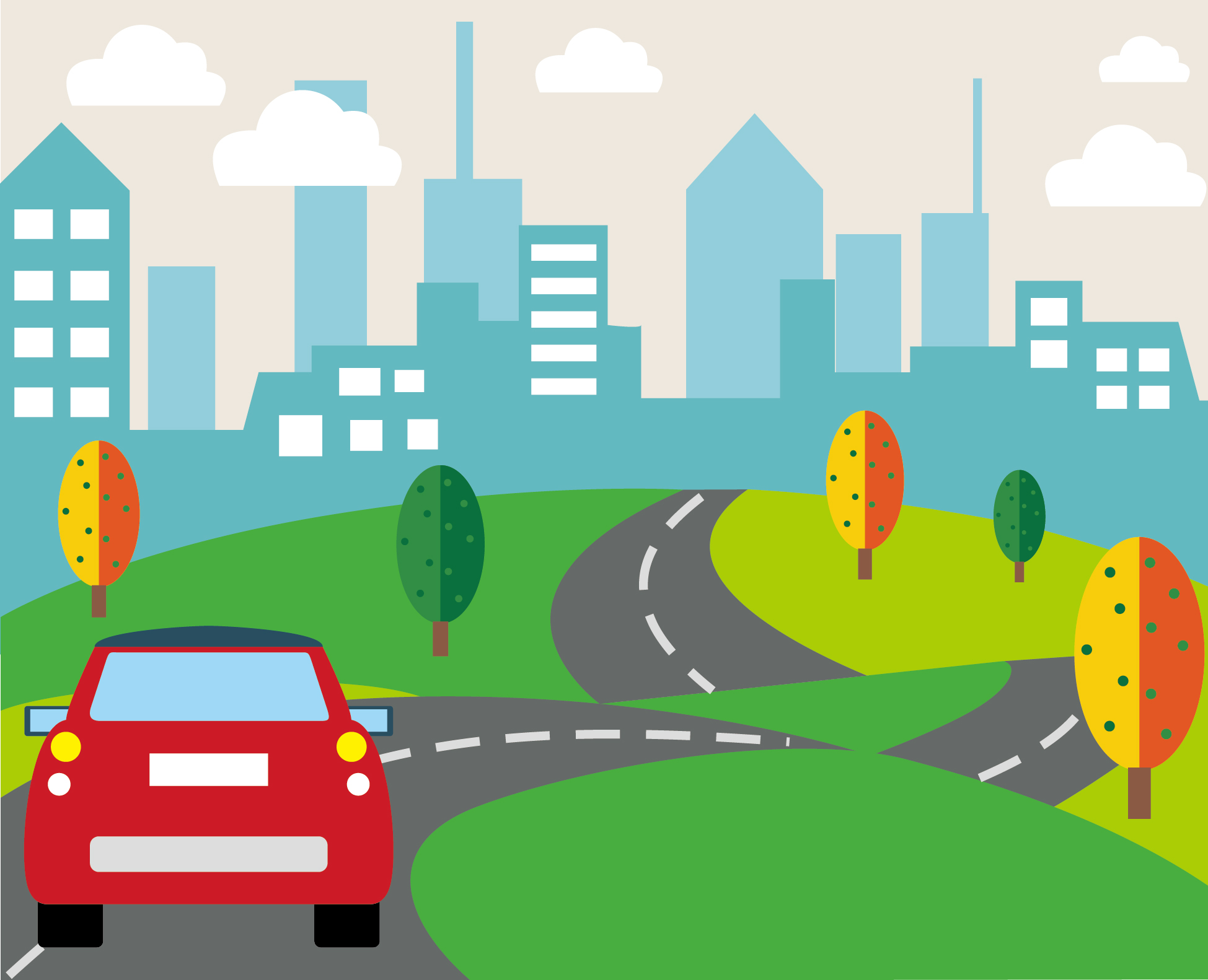 KB1-NX18008-B06舞台背景板-城市