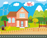 KB1-NX18008-B08舞台背景板-家