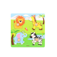 WG6-3YZ1009大把手嵌套拼图-野生动物