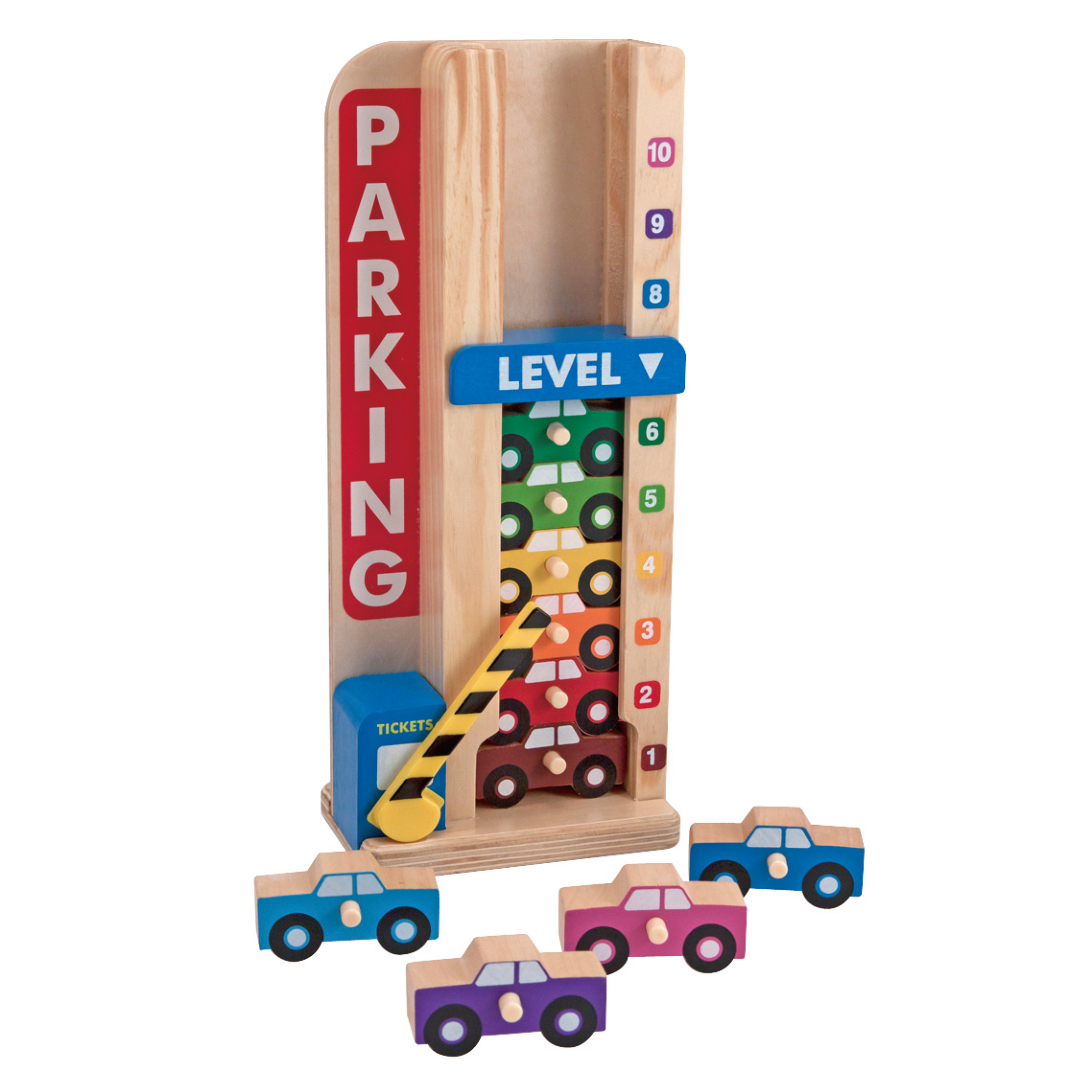 N7-518数字颜色学习停车场