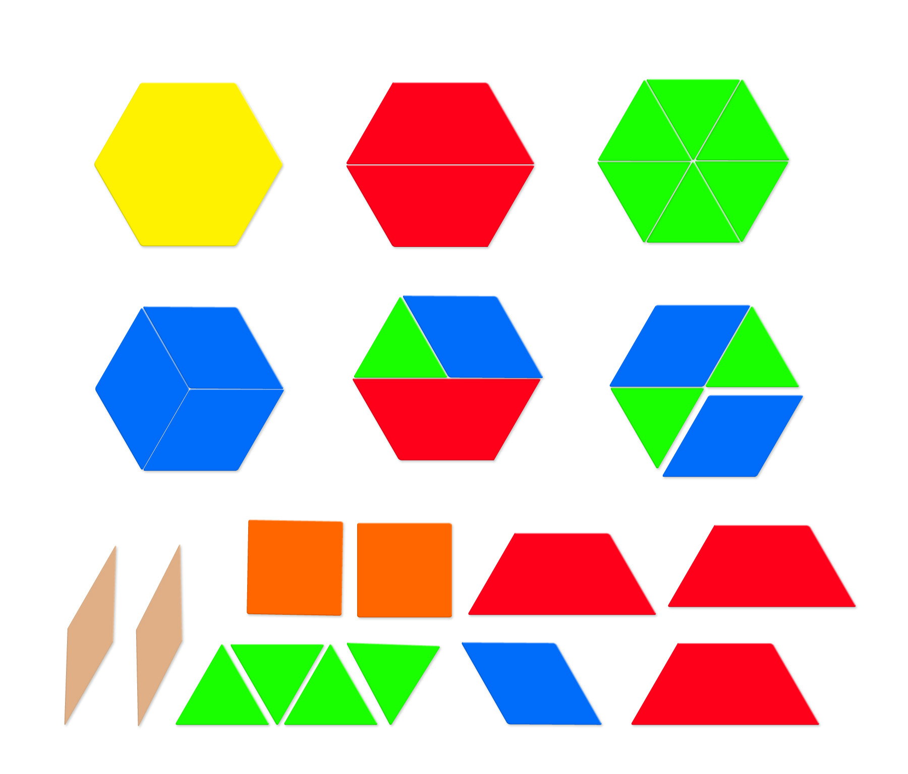 N1-9863超大磁性6形6色片