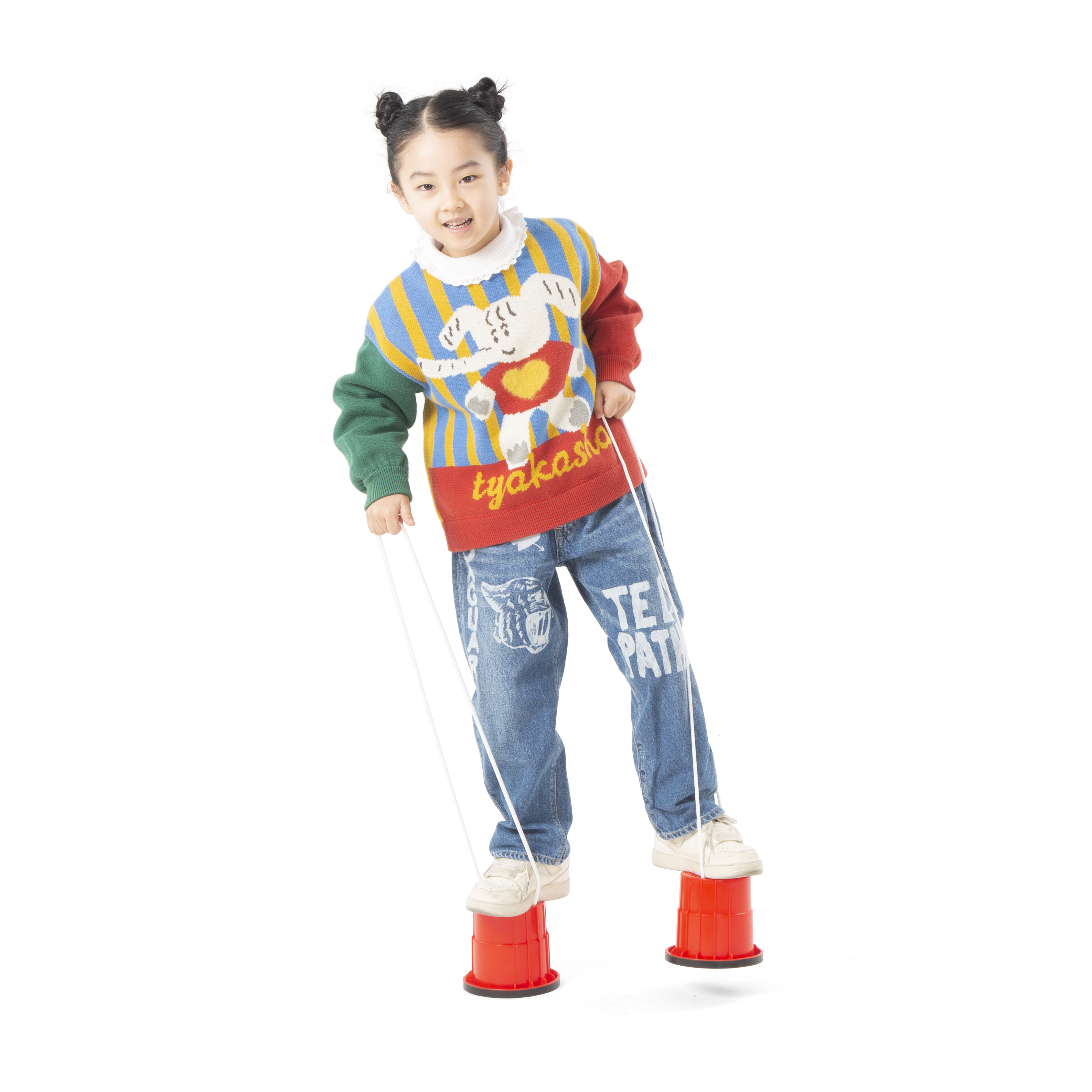 CX16-3GT2004彩色防滑高跷-人物