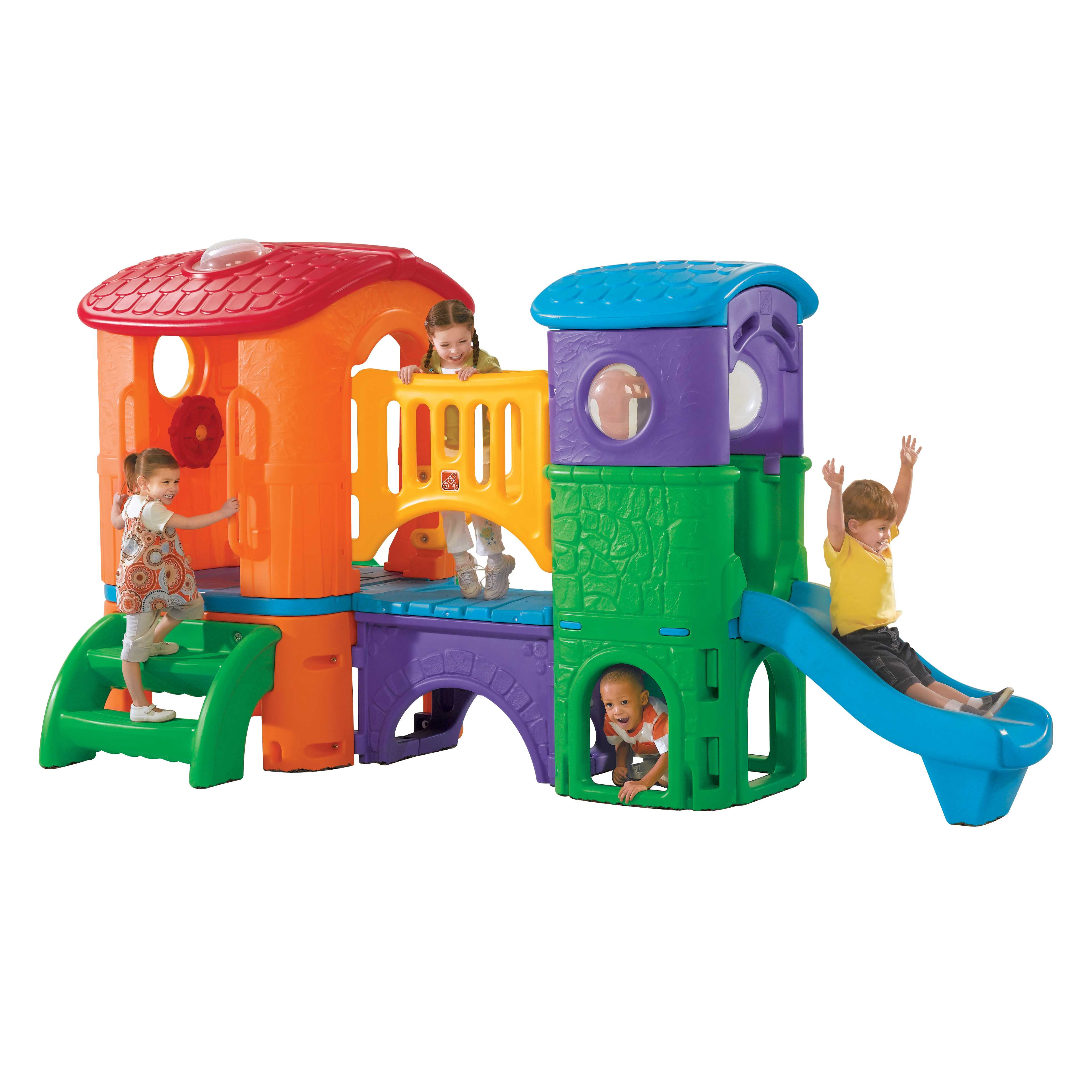 A4-802300泰山健身滑梯-明亮色-2