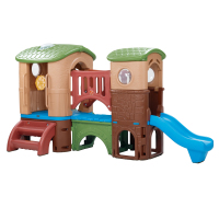 A4-801200泰山健身滑梯-自然色2