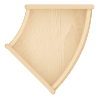 KB1-YF028-30英芬陶德2层45度弧形柜-顶