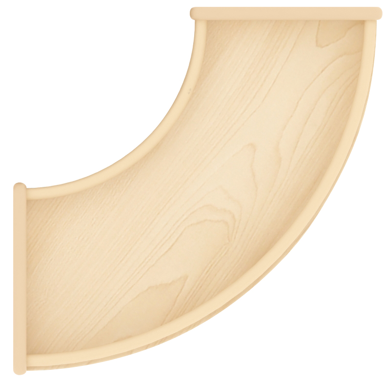 KB1-YF024-30英芬陶德2层90度弧形柜-顶