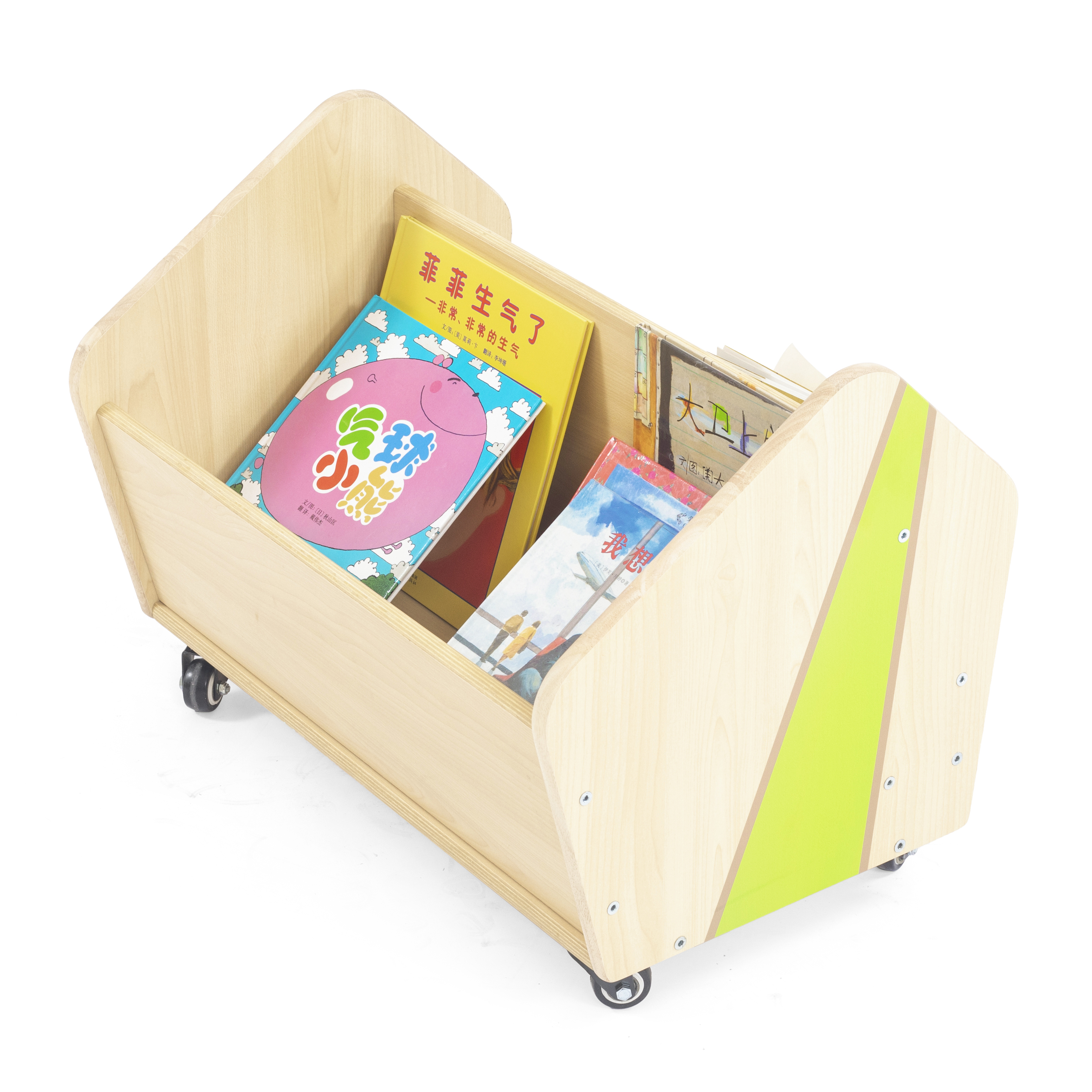 KB1-FLS1A013-30佛罗伦萨双面移动图书柜-1