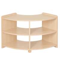 KB1-HDSA022-30小小哈佛两层90度弧形柜