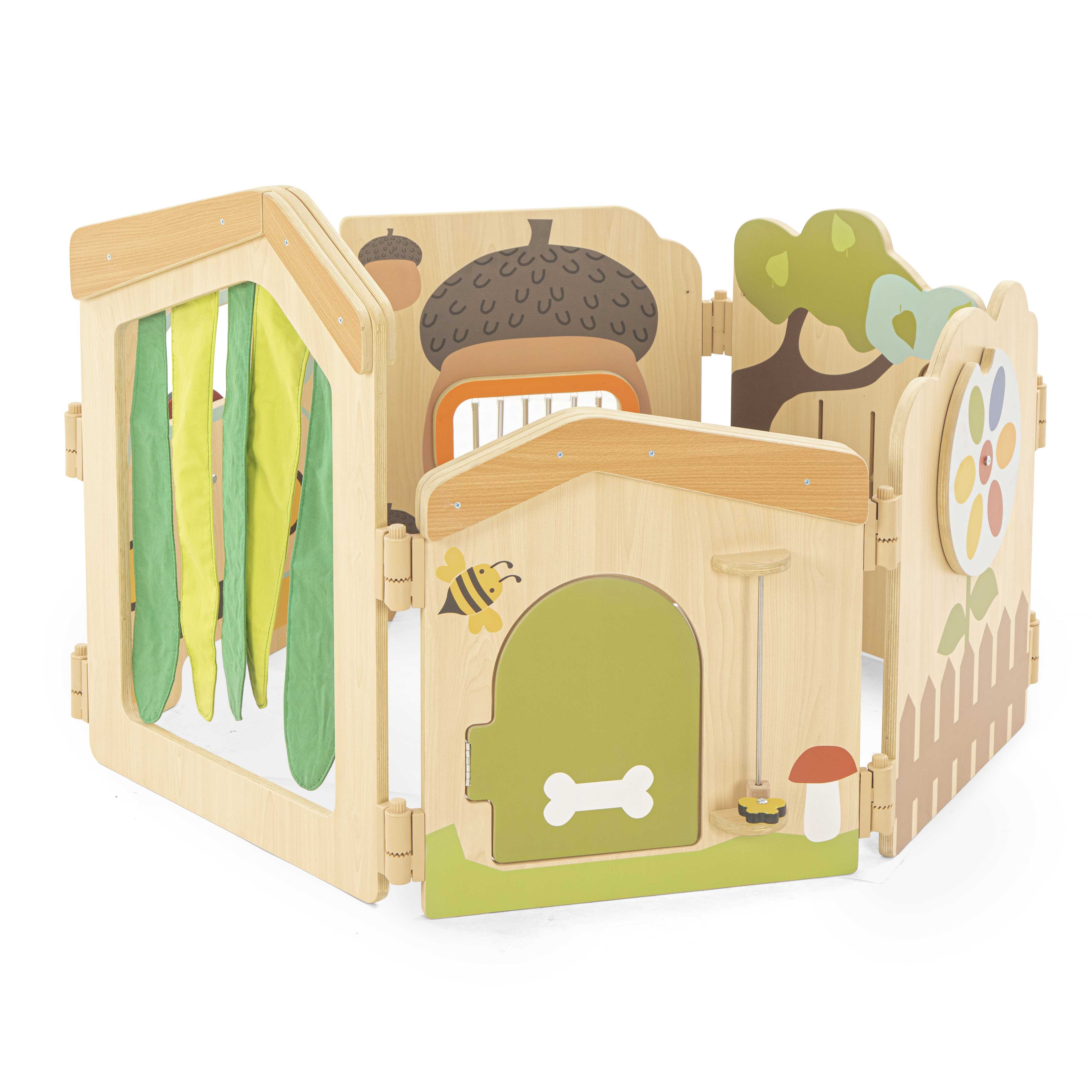 KB1-RP424小小花园围板-小屋组合