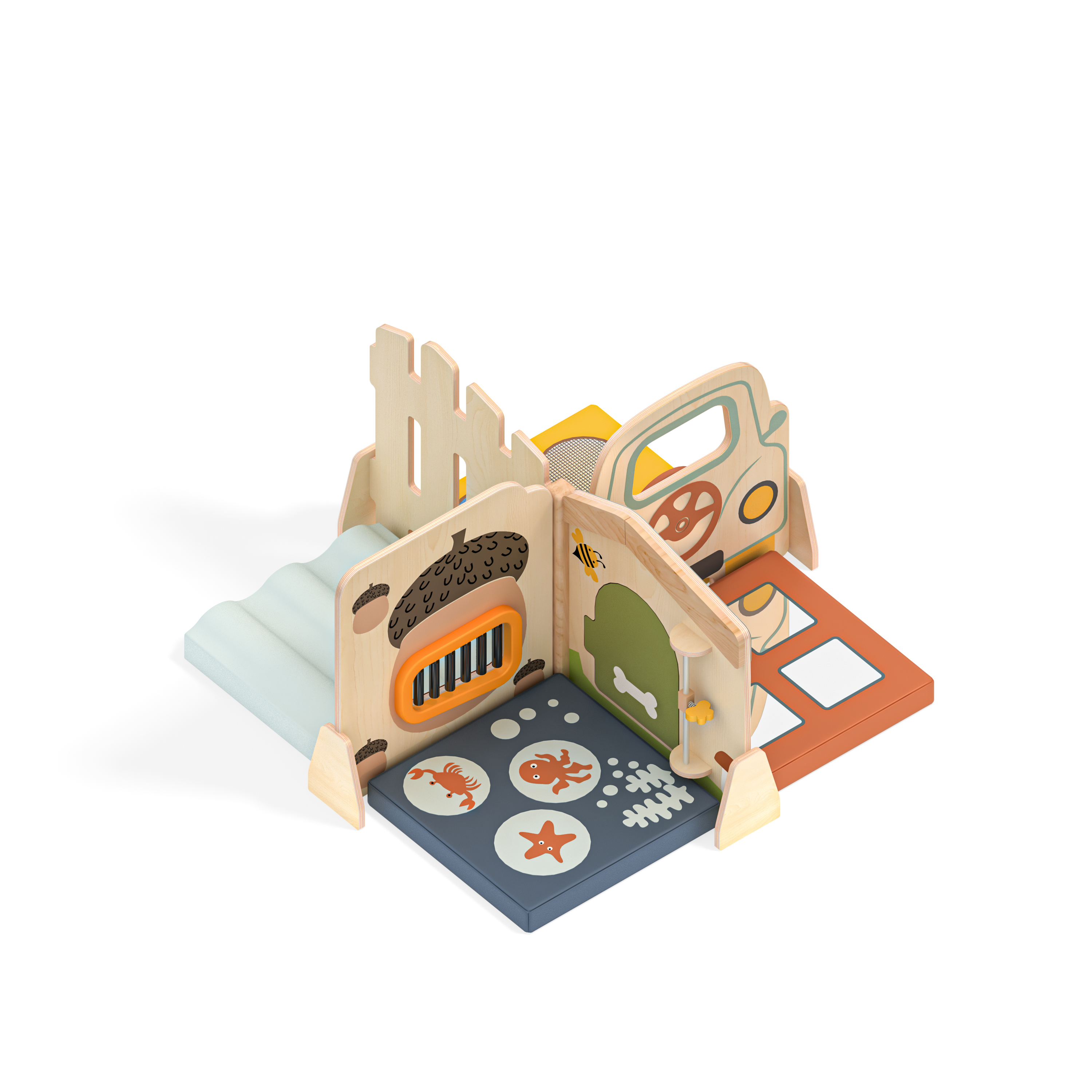 KB1-RP423;小小花园围板-十字组合B;