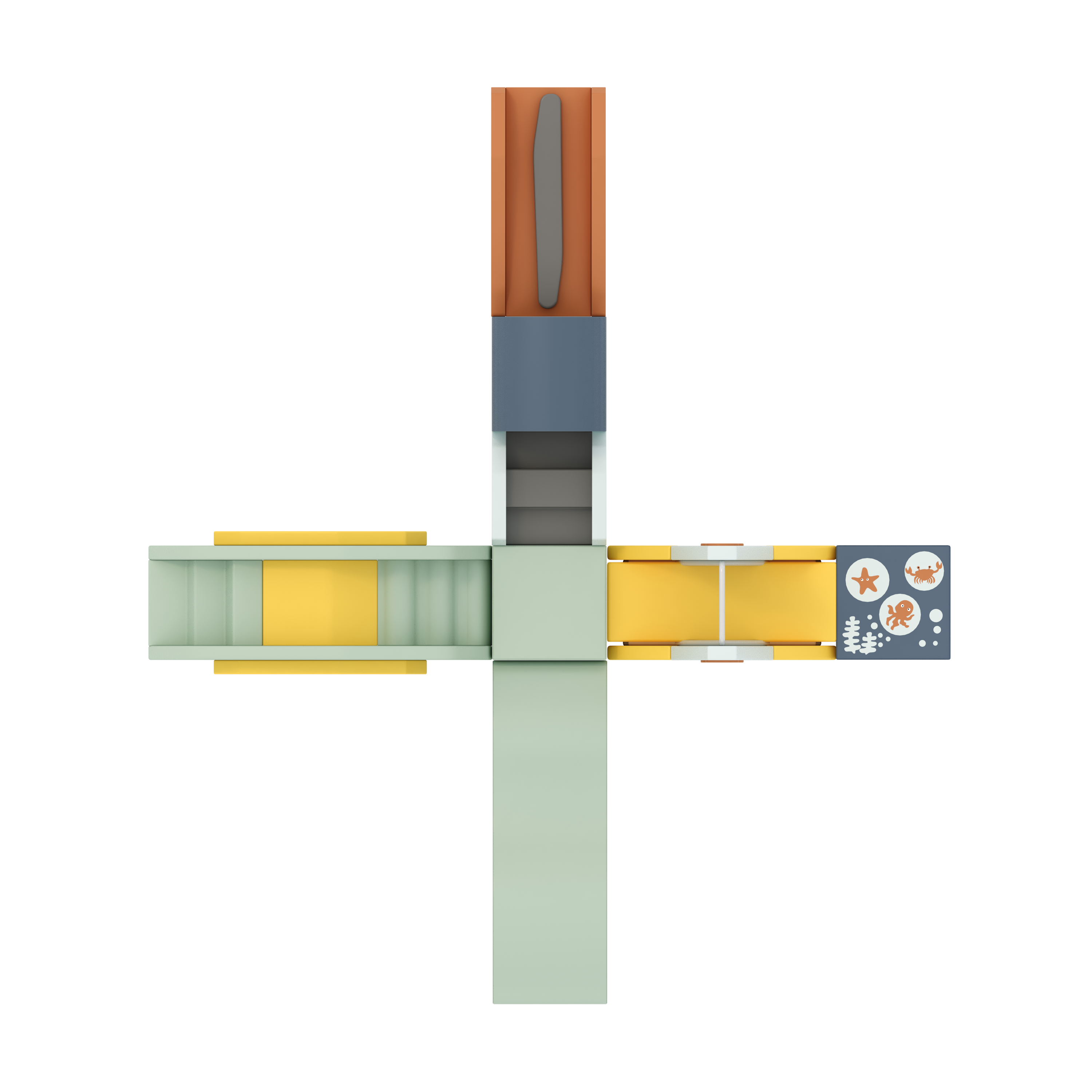 火车攀爬-组合C-top