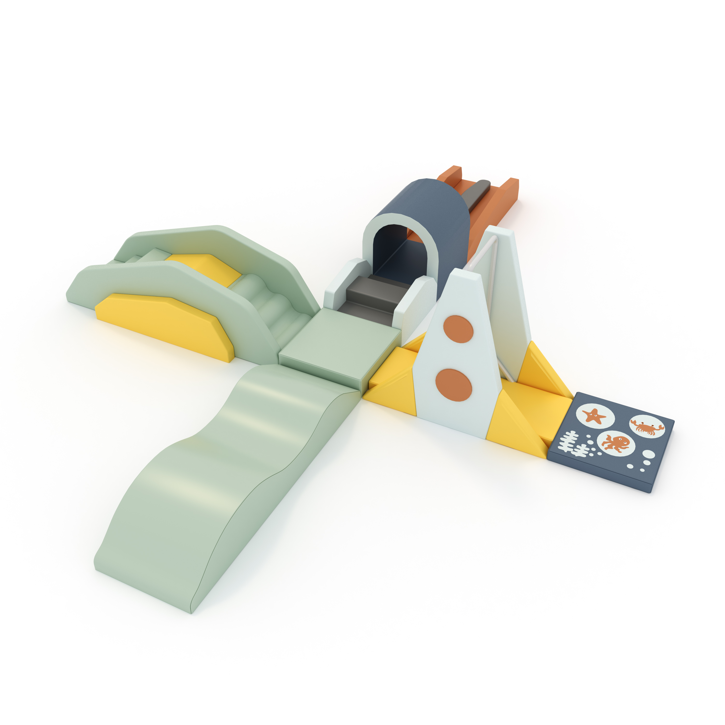 火车攀爬-组合C