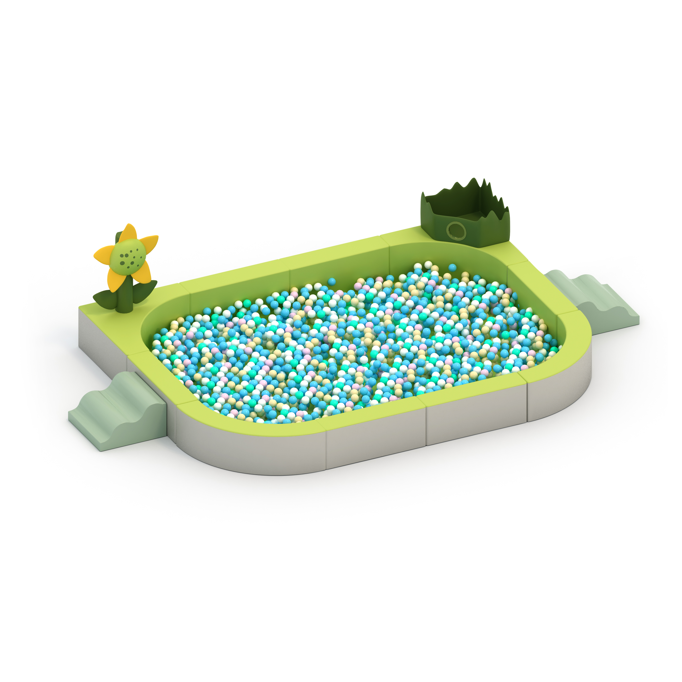 GP1-4224A;球池组A-嫰绿色;