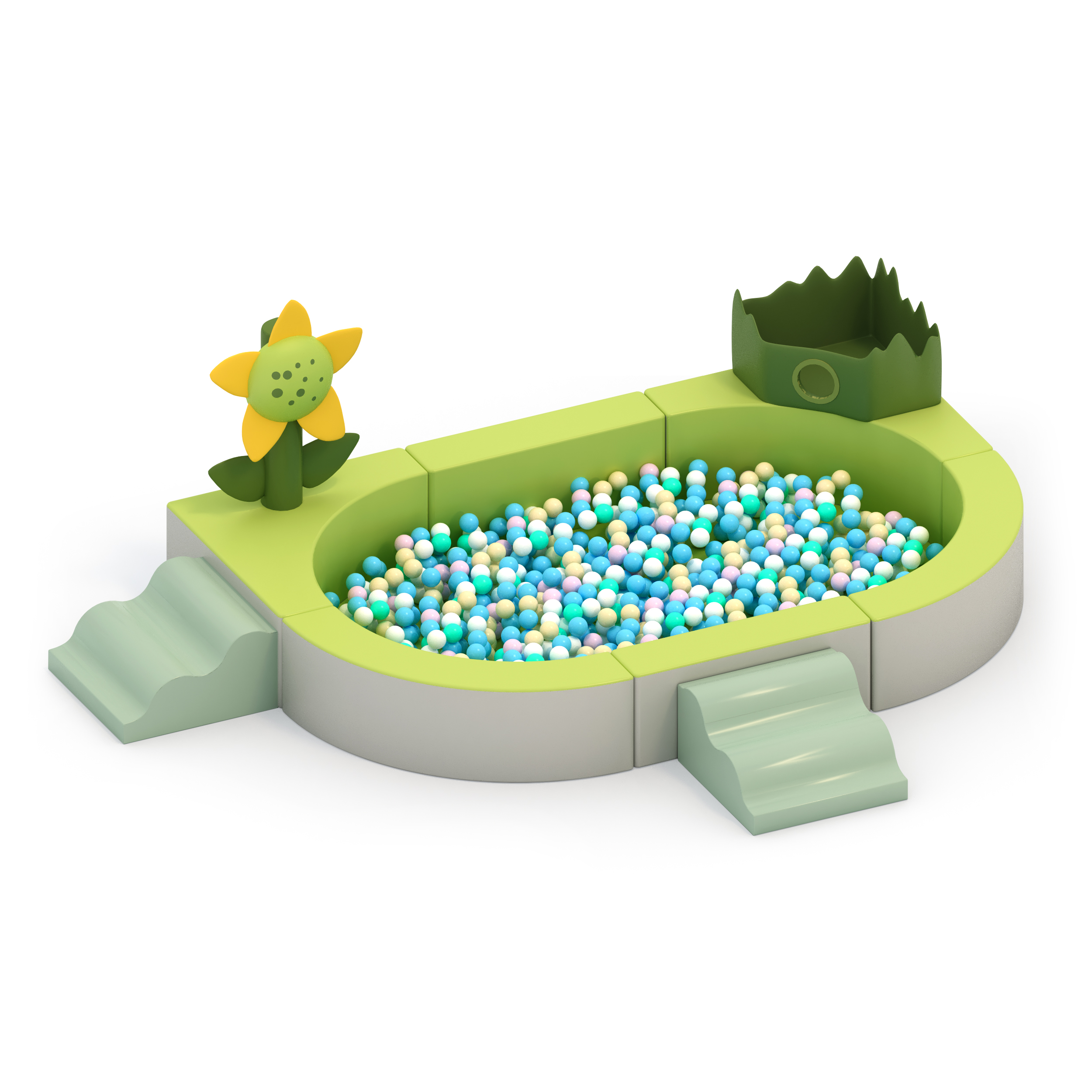 GP1-4224B;球池组B-嫰绿色;