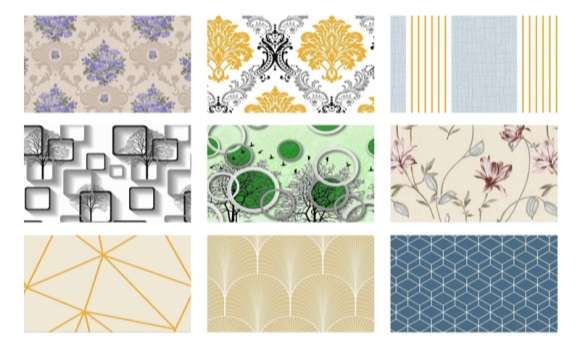 Printed PVC Self-adhesive Wallpaper