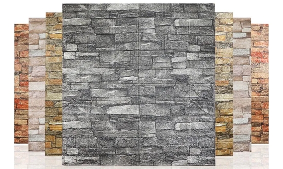 3D Stone Foam Wall Sticker