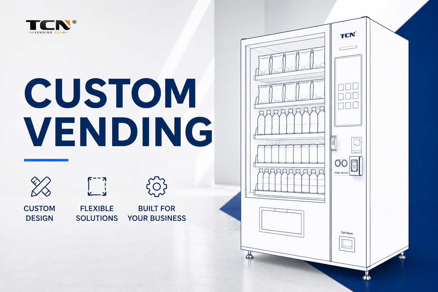 Built for Your Business—TCN USA Custom Vending Solution