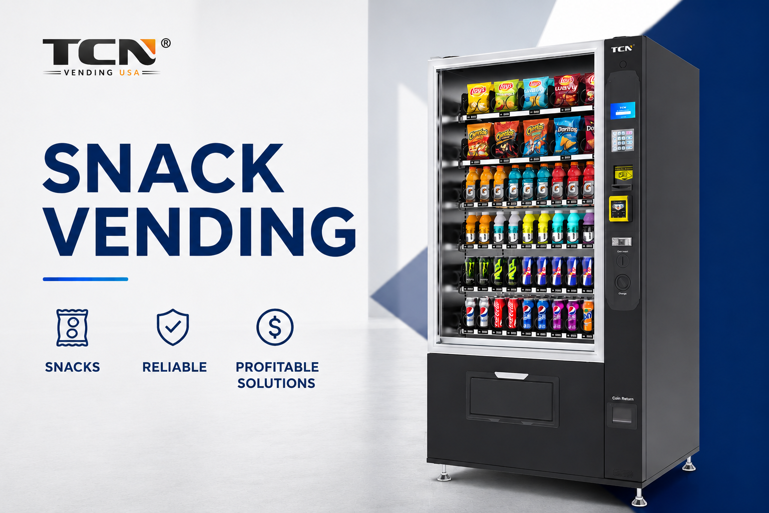 Snack Vending Machine-TCN USA Profitable Solutions