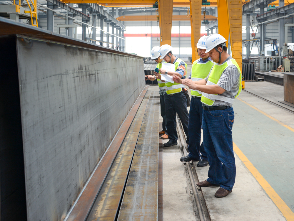 钢结构构件的现场交流