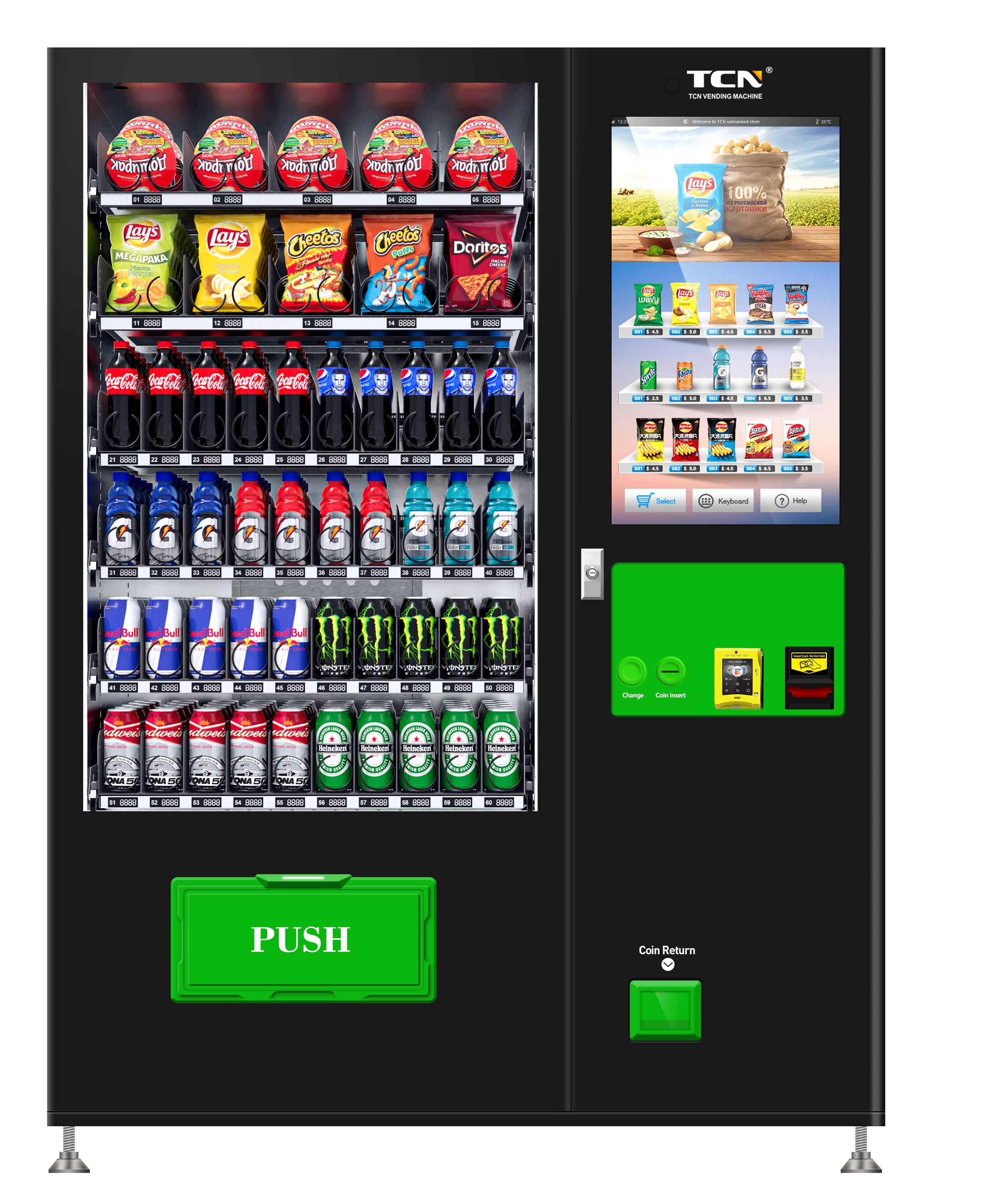 Snack and Drink Vending Machine