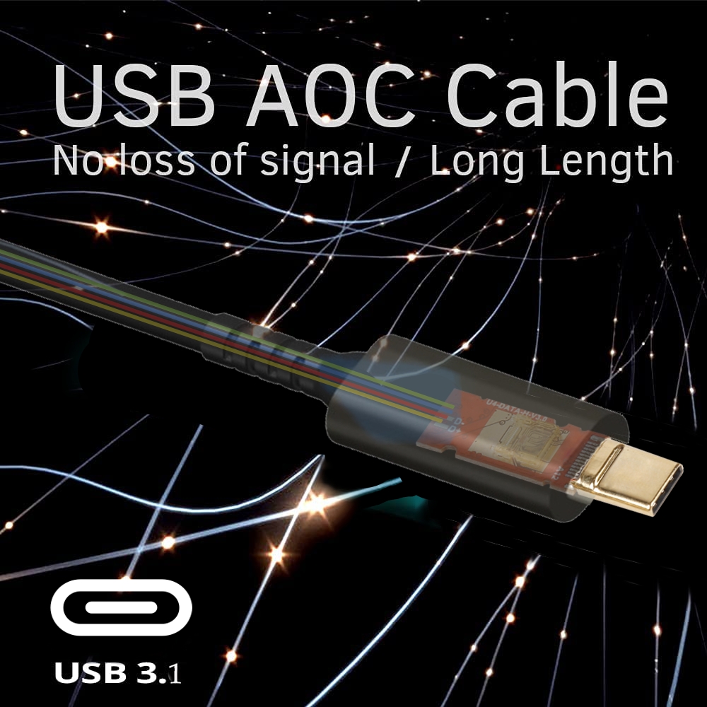 光电混合有源光缆usb3.1c2c-145