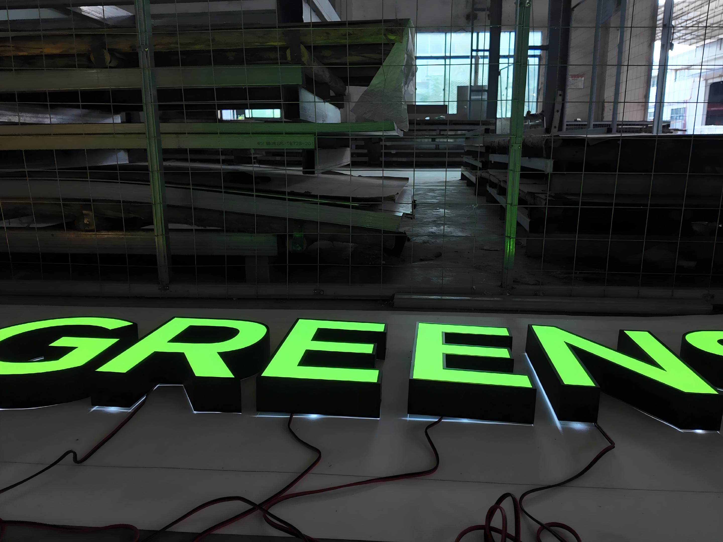 SZRODEN-SIGN-green-frontlit-letters-storefront-LED-test