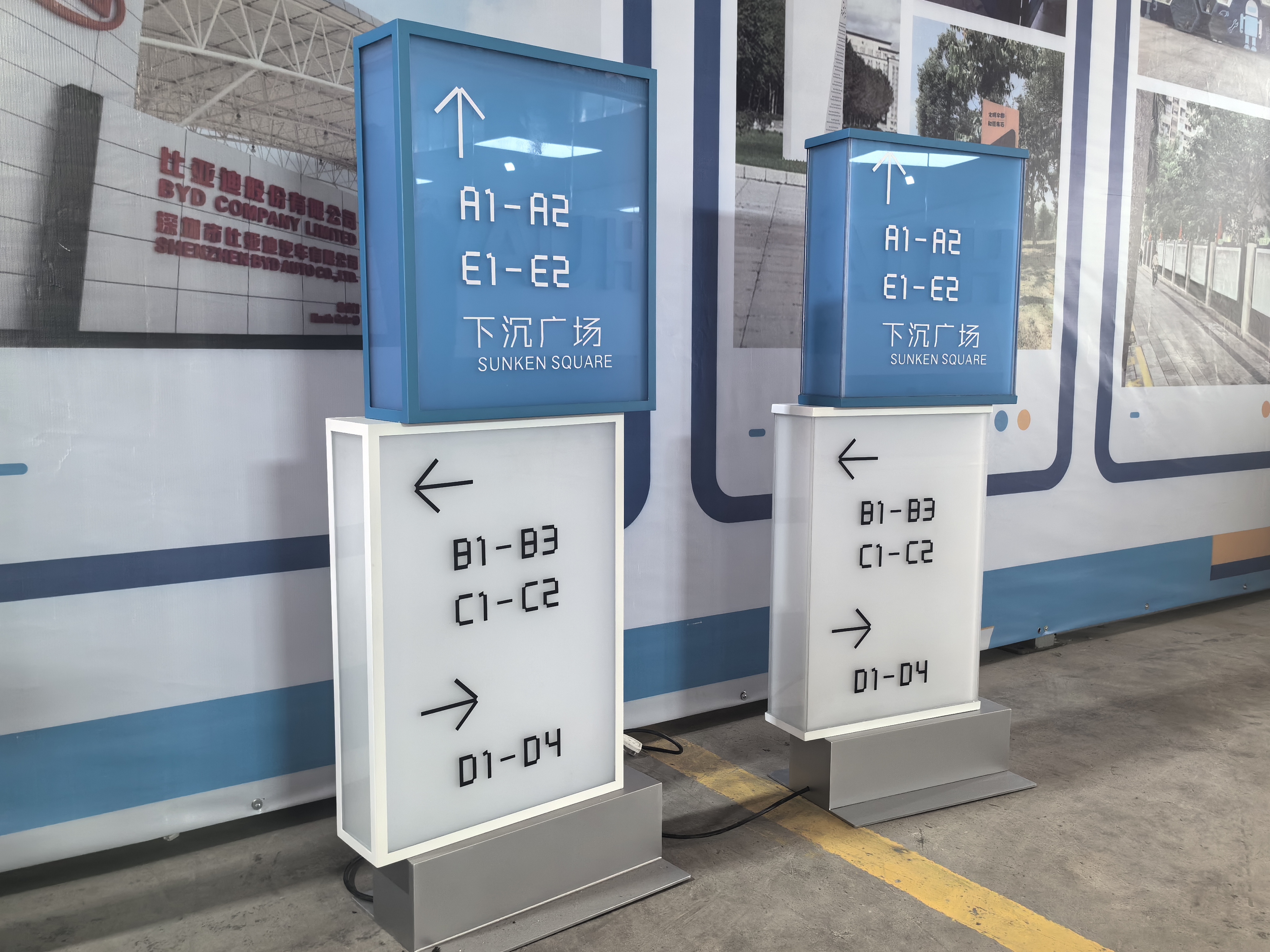 szroden-sign-shopping-mall-wayfinding-sign-factory-production