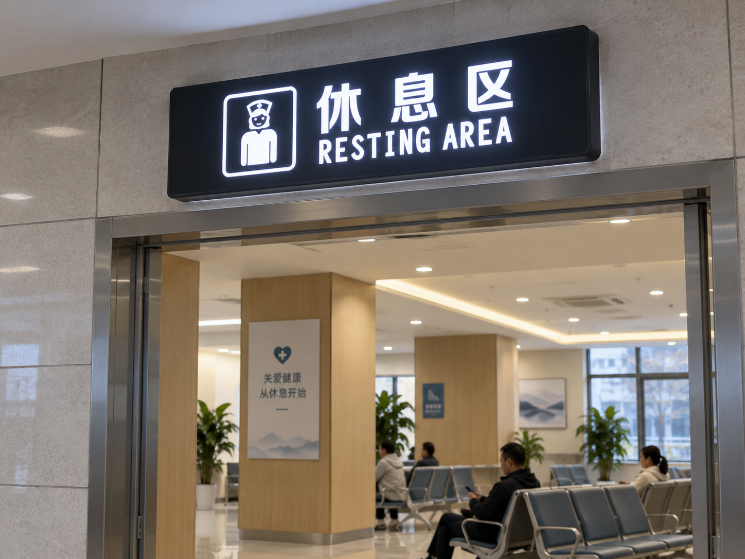 szroden-sign-hospital-resting-area-illuminated-sign